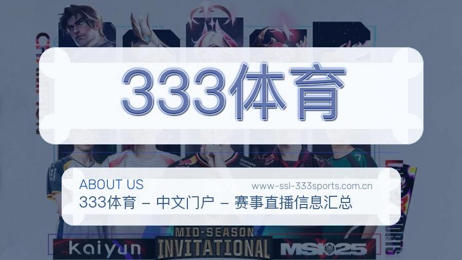 333体育公司简介与平台服务展示